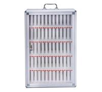 SZKTHD Casiers De Rangement pour Téléphones Portables 12/24/36/48/60 Compartiments Boîtes De Rangement Verrouillables De Grande Capacité pour Téléphones Portables Destinées Aux Écoles(Silver-B,60)