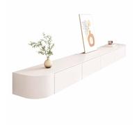 SZKTHD Meuble TV Suspendu Meuble De Rangement Mural Multimédia Banc TV De Salon Meuble TV Flottant en Bois Massif avec Tiroirs(300CM/118.1IN)