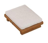 SZKTHD Table À Thé Et Chaise en Bois Massif Table Basse pour Salon Table D'assise Au Sol Table De Baie Vitrée Chabudai Japonais Traditionnel(Stool(50x35x10cm))
