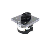 SZL9-50/1 50A Courant élevé 3 Positions 4 Vis 1P Panneau Noir Bouton de sélection d'alimentation Commutateur à came rotatif