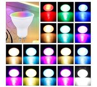 SZLGRZLDZSH RZL LED Lights 1pack LED Ampoule Lampe GU10 LED 10W AC85-265V RGBW RGBWW 200LM Bombilles LED Lampe Dimmable GU10 RGB 16 Couleurs Télécommande (Couleur : RGBWW)