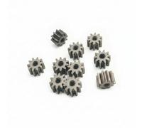SZLIFE 10 Pièces Composant D'Engrenage Véhicule Pignon Cylindrique Roue Dentée Jeu Mécanique Métal Solide pour Assemblages de Moteurs Alésage Central pour Fi, 6 pièces