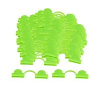 SZLIFE 100 Pièces Serre Clips Film Pince Boucle Fixation Tube Jardin Polyéthylène Pratique Léger Robuste PE Adapté Au Jardinage Culture de Plantes Serre Mara, 8 mm