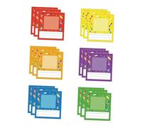 SZLIFE 18 étiquettes Nominatives pour Enfants, Inscriptibles, Indispensables pour La Classe, pour Les Bureaux,