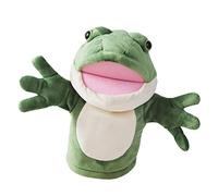 SZLIFE 2 Pièces Marionnette Main Jouet Animal Peluche Loup Girafe Interactif Créativité Communication Convient à Jeu Imaginatif Animation École A, vert