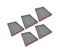 SZLIFE 5 Pièces D'inserts En Mousse pour Boîtes à Outils, Doublures, Plateaux de Rangement pour étuis Rigides, Coussinets En Mousse pour, 40,5 cm x 30,5 cm x 5 cm