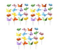 SZLIFE 50pcs Stakes Decorative Park Terrace Garden Garden Back Yard Porte Ornements, 8 cm