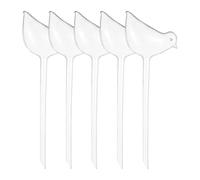 SZLIFE 5X Blobes d'arrosage de Plante en Forme d'oiseau, Clair