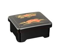 SZLIFE 750 ml japonais Rectangle rectangle scellé traditionnel PP Conteneur de lunch de nourriture Scellée Conteneur de déjeuner pour collation Home Travel, Patterns B