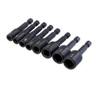 SZLIFE 8 Pièces Tap Sockets Wrench Clé Douille Carré Alliage Acier Hexagonal Collet Spécial Adapté à La Réparation Mécanique Bricolage Industrie Atelier, 8 Pièces