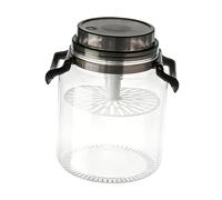 SZLIFE Accessoire à cornichons, grande capacité, multifonctionnel, récipient de conservation des aliments, récipient à kimchi pour réfrigérateur, Black 5 L