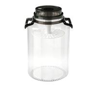 SZLIFE Accessoire à cornichons, grande capacité, multifonctionnel, récipient de conservation des aliments, récipient à kimchi pour réfrigérateur, Black 10 L