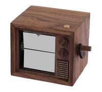 SZLIFE Album Photo Pouvant Contenir 16 Photos, Machine D'animation avec Lumière et Musique, Album Photo à Manivelle pour Anniversaire.