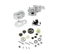 SZLIFE Amélioration du boîtier de boîte de vitesses pour voiture RC 1/24, accessoire de modification facile à installer soi-même, remplace l'accessoire, Argent