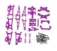 SZLIFE Améliorations pour voitures RC 1/14 : supports d'amortisseurs avant et arrière, pièces détachées en alliage d'aluminium, accessoires pour, Violet