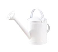 SZLIFE Arrosoir en métal 4 L à Long goulot, Anti-Fuite, avec arroseur, Outil de Jardinage résistant à la Rouille, pour Plantes d'intérieur et, Blanc