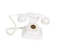 SZLIFE Audio Guest Book Téléphone Livre d'Or Téléphone Vintage Enregistreur de Machine d'Enregistrement Rétro Unique Adapté aux Mariages, blanc