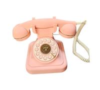 SZLIFE Audio Guest Book Téléphone Livre d'Or Téléphone Vintage Enregistreur de Machine d'Enregistrement Rétro Unique Adapté aux Mariages, ROSE