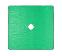 SZLIFE Bâche d'Élagage Imperméable, Collecte Feuilles & Déchets, Trous 30/60 cm, 200x200 cm, Vert, 2 * 2 mètres, diamètre du Trou 30cm