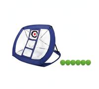 SZLIFE Balles de Golf en Mousse EVA avec Kit D'entraînement en éponge et Filet de Golf Pliable, Idéal pour L'entraînement Au Chipping en Int