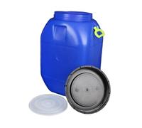 SZLIFE Baril à Eau avec Couvercle, Baril à Eau, Récipient de Stockage Alimentaire pour La Fermentation D'huile et de Miel, 50L