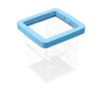 SZLIFE Boîte d'incubation Flottante, boîte d'élevage d'aquarium, mangeoire carrée, séparateur d'isolation, boîte d' pour bébés Poissons, Bleu