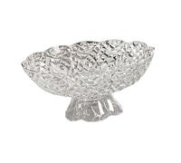 SZLIFE Bol à Fruits, Support pour Corbeille à Fruits, Coupe à Fruits, Bol de Service, Coupe Décorative Sur Pied avec Trous d'égouttage pour Desserts et Salades, pour L'entrée, La Cuisine ou, Clair