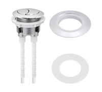 SZLIFE Bouton de chasse d'eau double poussoir, bouton de chasse d'eau rond avec filetage de diamètre pratique 38 mm, 48 mm, 58 mm pour salle de bain, Mèche
