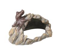 SZLIFE Cachette pour Reptiles, Grotte, Ornement D'aquarium pour Grenouilles, Tortues