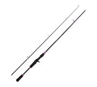 SZLIFE Canne à pêche 2,4 m, Composite Carbone 77 g, Truite carnassier leurre, 2, poignée Droite, Bord mer, 2,10 mètres