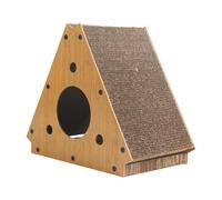 SZLIFE Cat Scratch Pad Cat House Pet Toy avec Un Trou de Carton à gratter interactif Condo à gratter pour Les Chats intérieurs pour Chaton