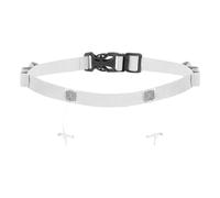 SZLIFE Ceinture de dossard Extensible avec Boucles en Gel pour Coureurs, Accessoires Professionnels réglables, Gris