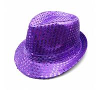 SZLIFE Chapeau Fedora à Sequins en Tissu, Adulte 58cm, 26cm | Structure textile fedora, Fedora pr spectacle dansé, Programme danse scénique, Pr acheurs costumes