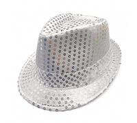 SZLIFE Chapeau Fedora à Sequins en Tissu, Adulte 58cm, 28cm | Structure textile fedora, Fedora pr spectacle dansé, Programme danse scénique, Pr acheurs costumes