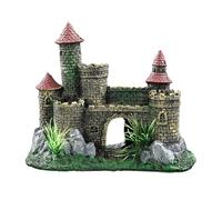 SZLIFE Château Aquarium Décoration Abri Œuvre d'art Architecture Nouveauté Collection Artisanat Aquarium Cacher Château Ornement
