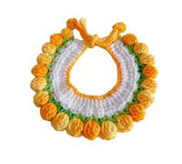 SZLIFE Collier de Chat en Tricot à Tricot de boubons de greffe, Gradient Jaune