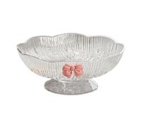 SZLIFE Corbeille à fruits, bol de service, plateau de présentation et de rangement pour pâtes et amuse-gueules avec trou d'égouttage, bol décoratif sur, Clair