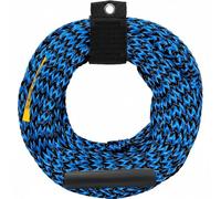 SZLIFE Corde de Remorquage Professionnelle Conçue avec Un Noyau en Polyéthylène 16 Points d'attache en Acier Inoxydable Flotte Grâce à des Mousses Intégrées, Bleu+Noir, 18M 3K