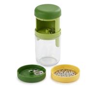 SZLIFE Coupe-légumes Manuel Multifonctions 3 en 1, Spiraliseur Portable pour Enfants, Spaghettis Rubans, Vert/Jaune/Transparent, blister pack