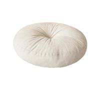SZLIFE Coussin de Sol Rond Confortable et soutenant, idéal pour la méditation, au Bureau, sur Un Tatami, sur Un Balcon ou dans Une Chambre, Beige