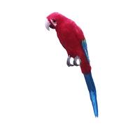 SZLIFE Décor de Figurine de Jardin D'oiseau Animal Artificiel à Plumes, Grand Perroquet