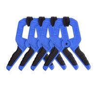 SZLIFE Ensemble de 4 Serre-joints à Ressort pour Le Travail Du Bois. Pinces de Fixation Robustes. Outil à Main pour Le Bricolage, L'atelier, Le Garage et, 16 cm x 13 cm