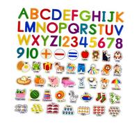 SZLIFE Ensemble de 75 pièces en feutrine pour tableau, lettres et chiffres, kit de bricolage pour la maternelle sur le thème
