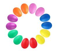 SZLIFE Ensemble de maracas en forme d'œuf, instruments de percussion, outils sonores pour la classe, maracas musicales en forme d'œuf pour enfants et, 14 Pièces