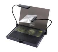 SZLIFE Établi modélisme noir robuste pour découpe et meulage, tapis découpe portable, support pour loisirs créatifs, outil professionnel pour travaux