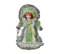 SZLIFE Figurine de poupée en porcelaine de 40 cm (16 pouces), adorable et mignonne, à collectionner, pour décorer un bureau, une étagère ou un meuble de