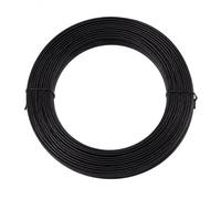 SZLIFE Fil de Fer Clôture Plastifié Vert, Souple pour Loisirs Créatifs, Attache Plante PVC 0,5×1,0mm, 0,9kg, Noir