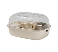SZLIFE Grand Hamster Cage House Portable avec Un Petit Espace de Hamster à Cage Animal supérieur Ouvert pour Les Souris cobayes Rats gerbilles gerbilles, Beige