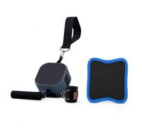 SZLIFE Haltère à Résistance Réglable avec élastique Extensible de 2 M pour Le Renforcement Musculaire. Équipement de Fitness Multifonctionnel avec Poignées E
