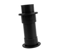 SZLIFE Hull Side Drain Plug Connecteur Évacuation Coque Navire Accessoire Étanche avec Pose Rapide en PP Application sur Barque Citerne Vivier Enviro, Black S